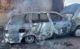 Автомобиль сгорел в Павлодаре